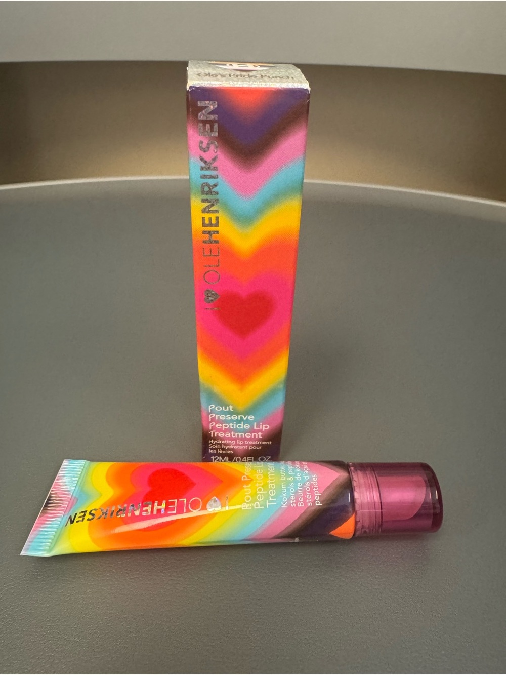Ole Henriksen Rainbow Heart Pout Preserve Peptide Lip Treatment - Pride Punch